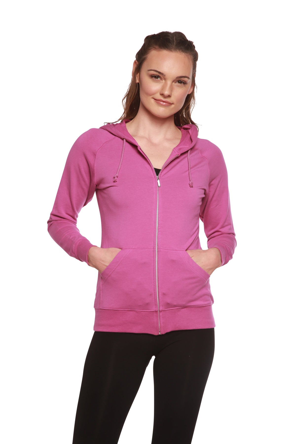 Women's Bamboo French Terry Zip Hooded Sweatshirt